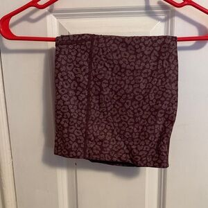 Constantly Varied Gear Burgundy Leopard Shorts
